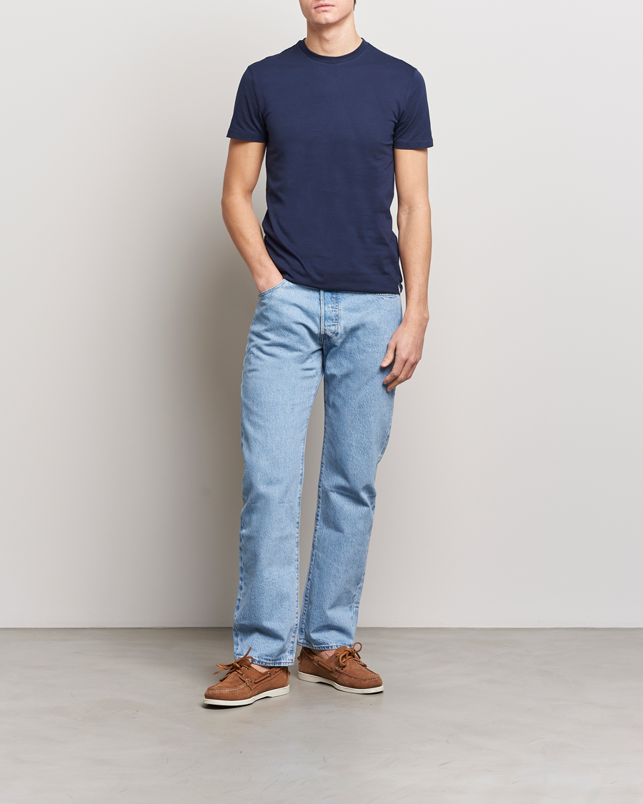 Homme | T-shirts | Polo Ralph Lauren | 3-Pack Crew Neck T-Shirt Green/Blue/Navy