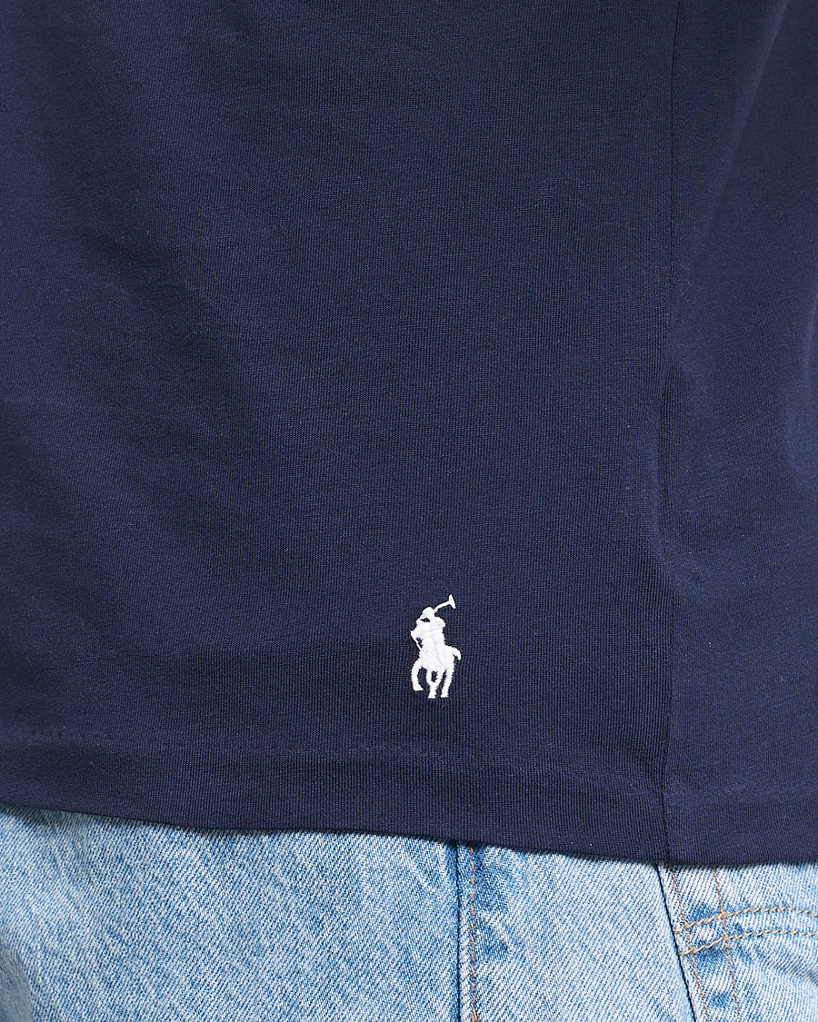 Homme | T-shirts | Polo Ralph Lauren | 3-Pack Crew Neck T-Shirt Green/Blue/Navy