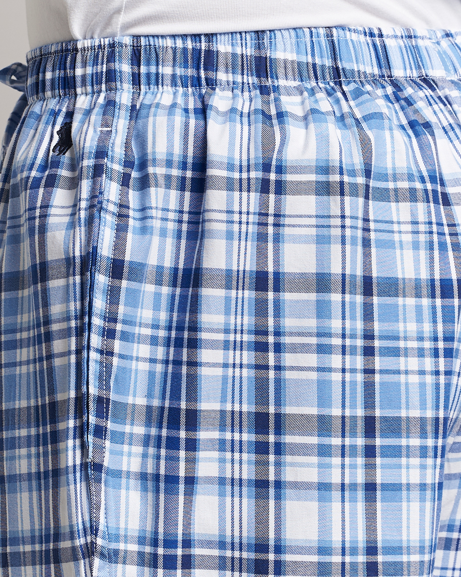 Homme | Peignoirs Et Pyjamas | Polo Ralph Lauren | Cotton Checked Pyjama Set Blue Plaid