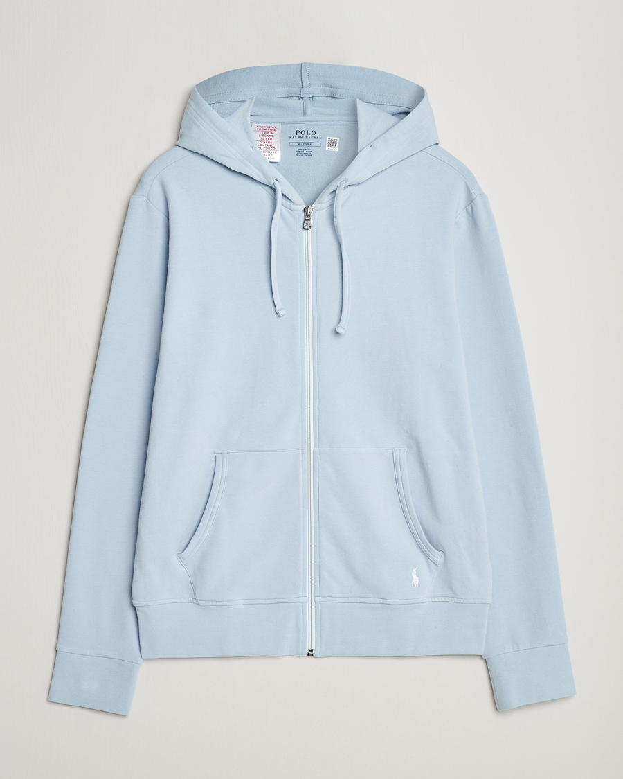 Homme | Pulls Et Tricots | Polo Ralph Lauren | Cotton Jersey Long Sleeve Hoodie Alpine Blue
