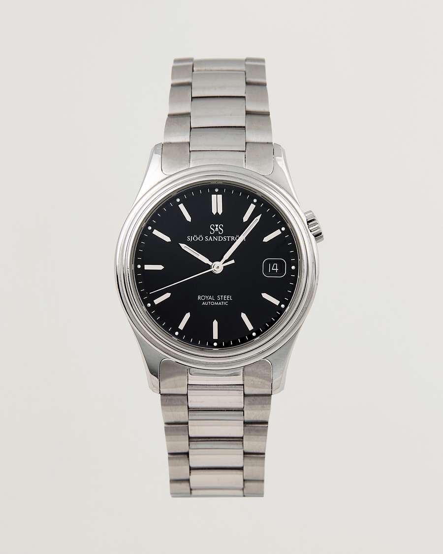 Homme | Sjöö Sandström Pre-Owned Royal Steel 36mm SS-1636 Silver | Sjöö Sandström Pre-Owned | Royal Steel 36mm SS-1636 Silver