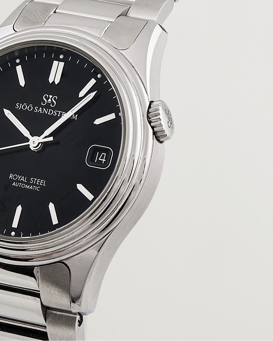 Homme | Sjöö Sandström Pre-Owned Royal Steel 36mm SS-1636 Silver | Sjöö Sandström Pre-Owned | Royal Steel 36mm SS-1636 Silver