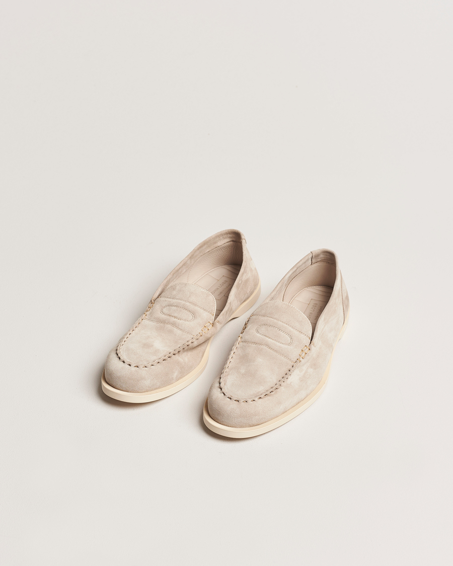 Homme |  | John Lobb | Pace Summer Loafer Sand Suede