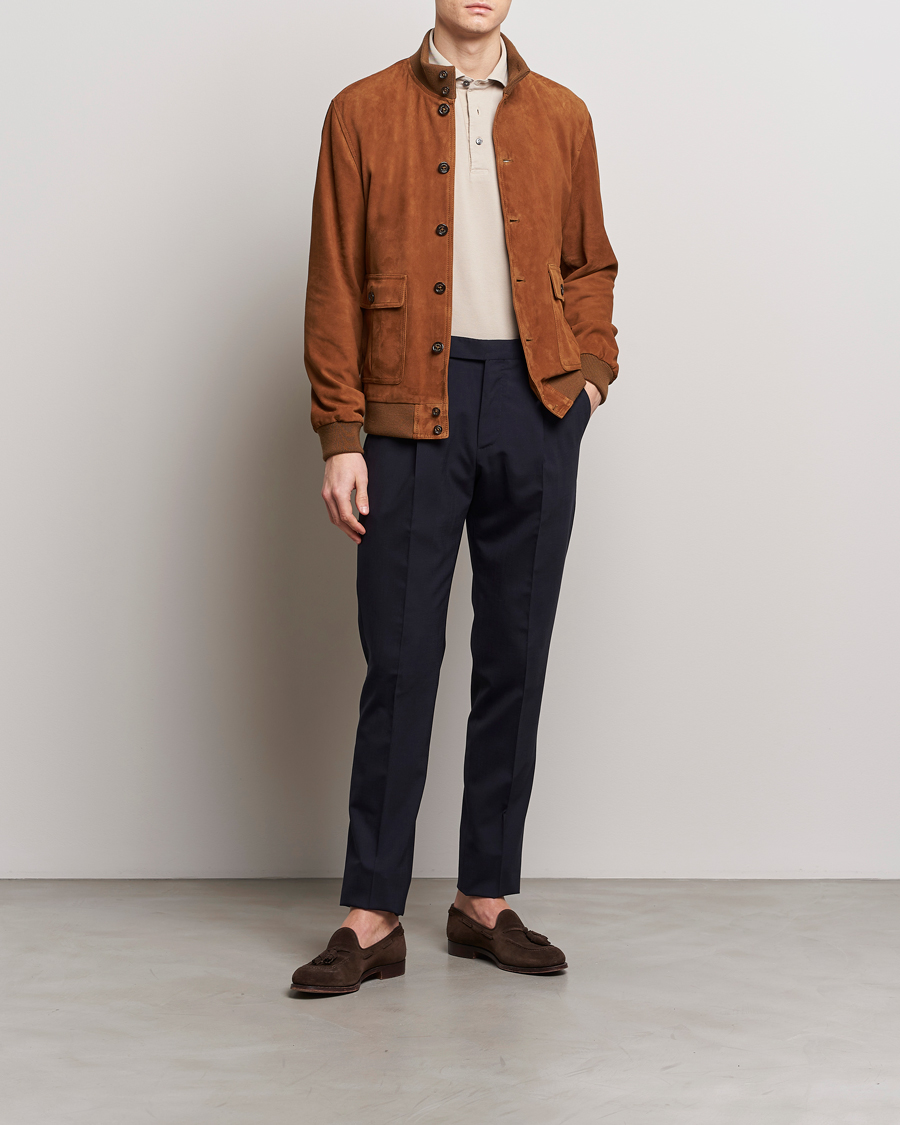 Homme | Manteaux Et Vestes | Valstar | Valstarino Suede Jacket Sandal