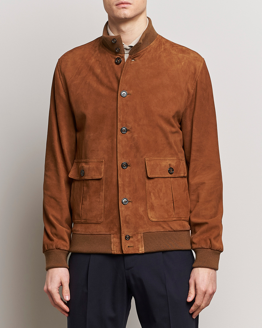 Homme | Manteaux Et Vestes | Valstar | Valstarino Suede Jacket Sandal