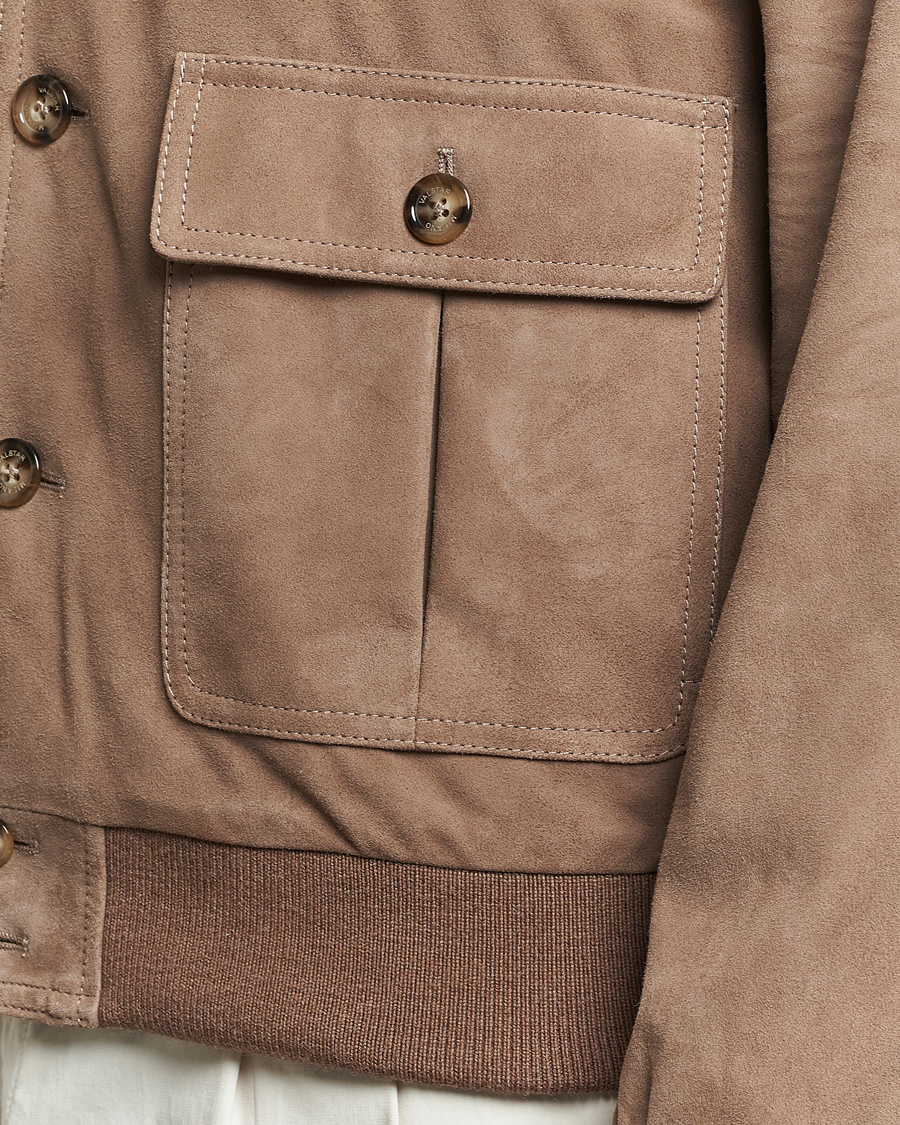 Homme | Manteaux Et Vestes | Valstar | Valstarino Suede Jacket Greige