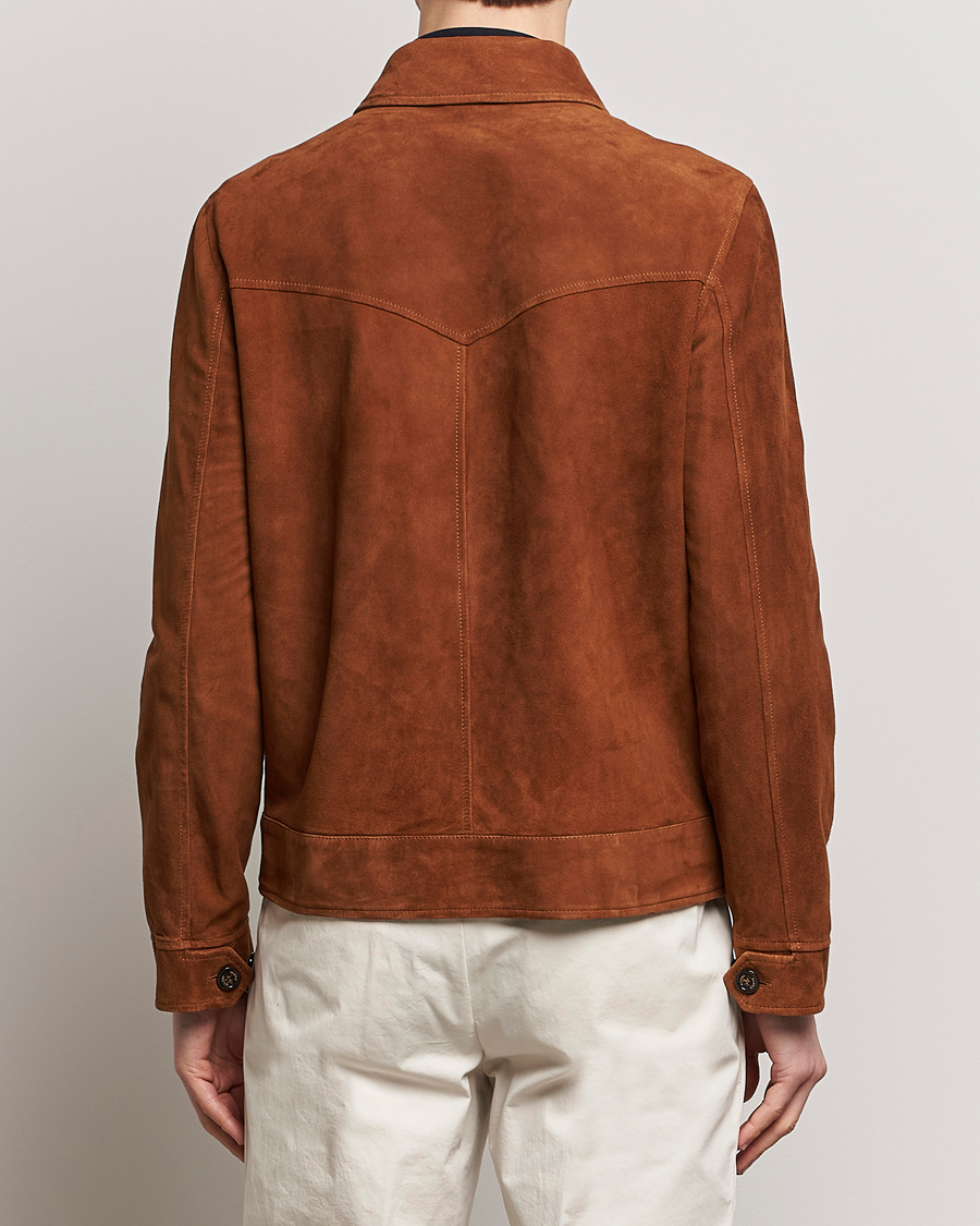 Homme | Manteaux Et Vestes | Valstar | Suede Zip Bomber Jacket Sandal