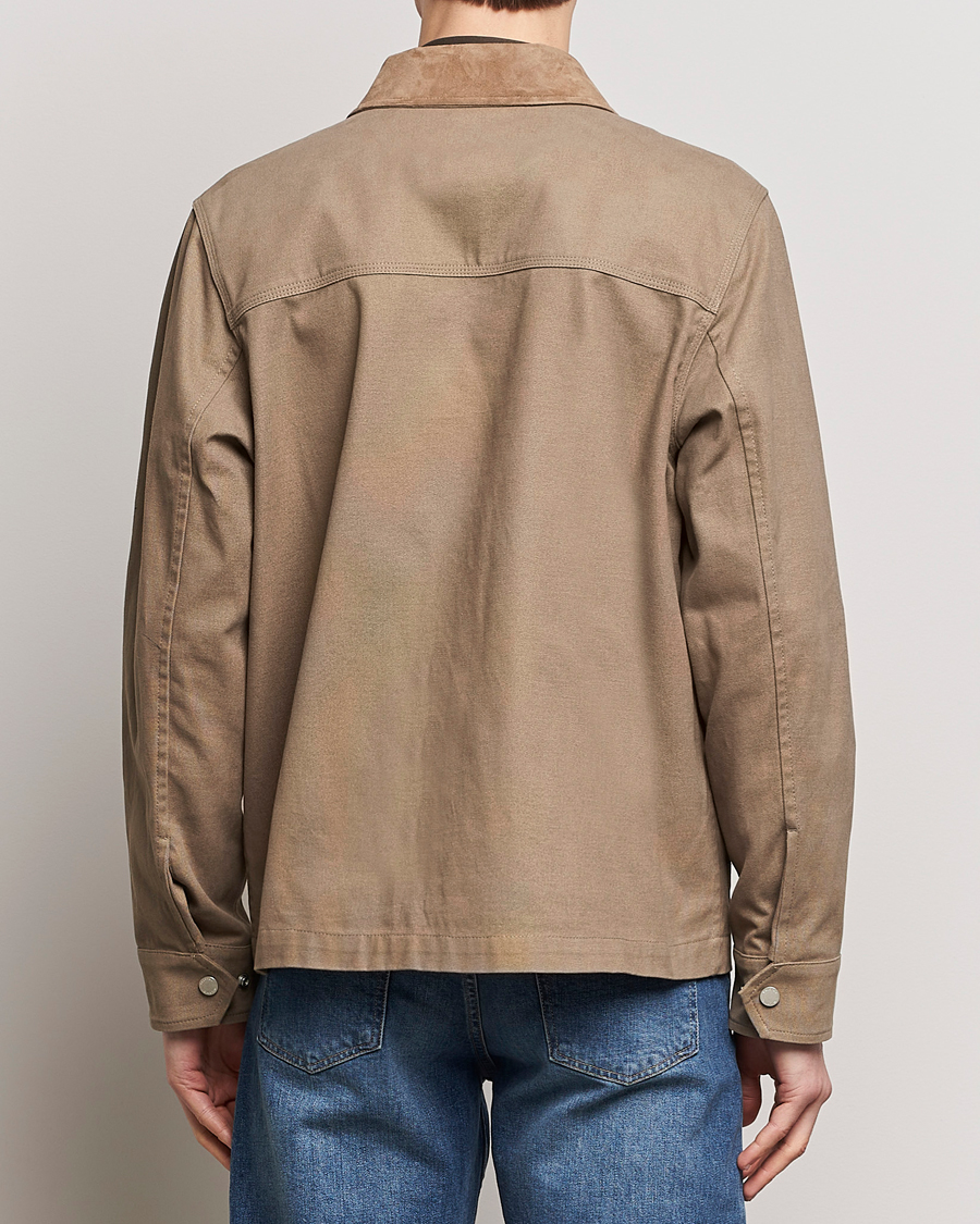 Homme | Manteaux Et Vestes | Valstar | Canvas Chore Jacket Khaki