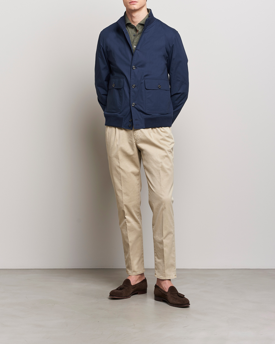 Homme | Manteaux Et Vestes | Valstar | Lightweight Cotton Valstarino Navy