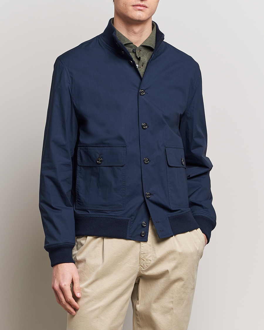 Homme | Manteaux Et Vestes | Valstar | Lightweight Cotton Valstarino Navy