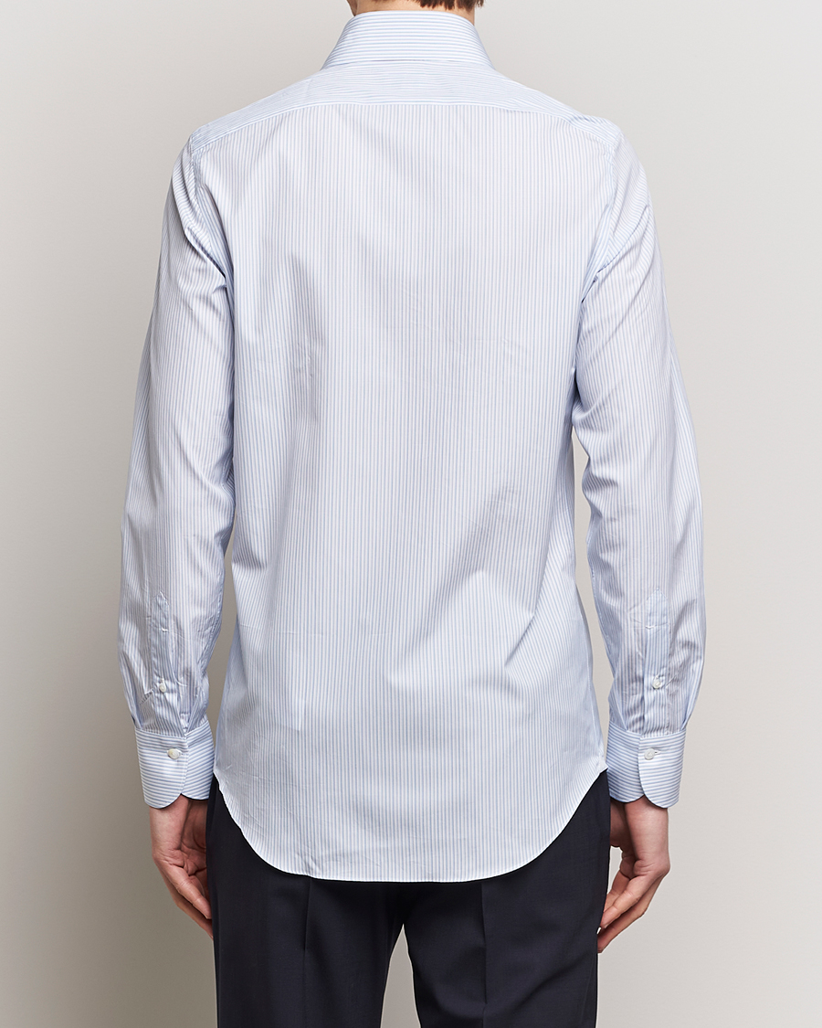 Homme | Chemises | Finamore Napoli | Milano Slim Giza 170 Dress Shirt Light Blue
