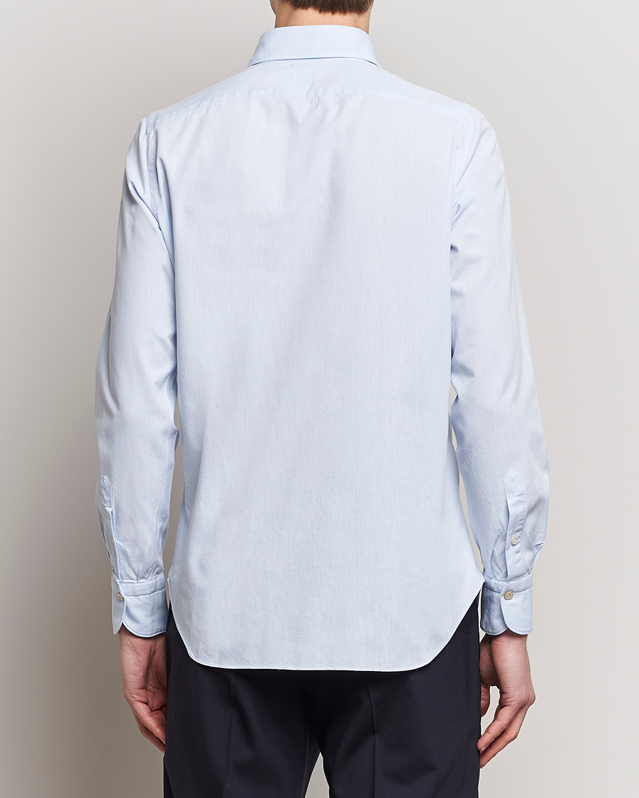 Homme | Chemises | Finamore Napoli | Gaeta Chambray Shirt Light Blue