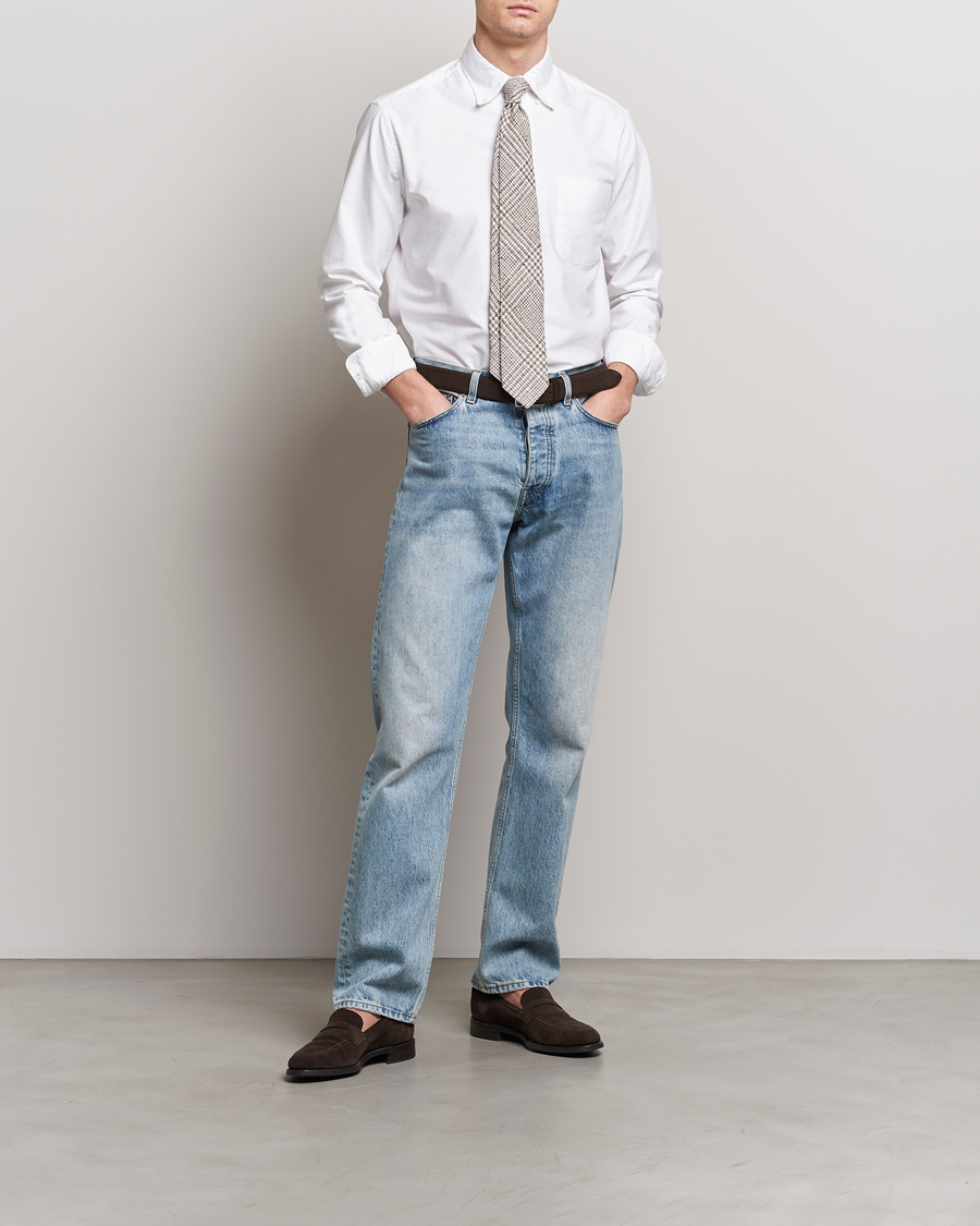 Homme | Chemises | Gitman Vintage | Button Down Oxford Shirt White