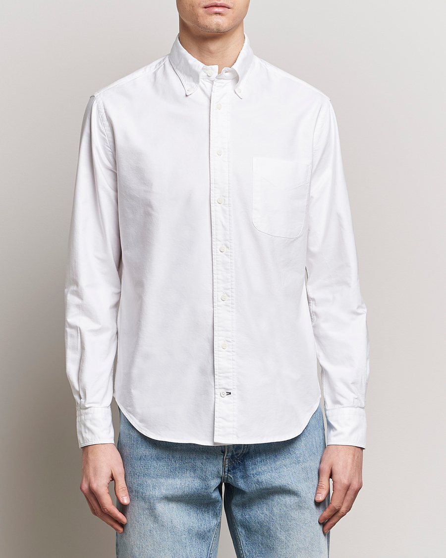Homme | Chemises | Gitman Vintage | Button Down Oxford Shirt White