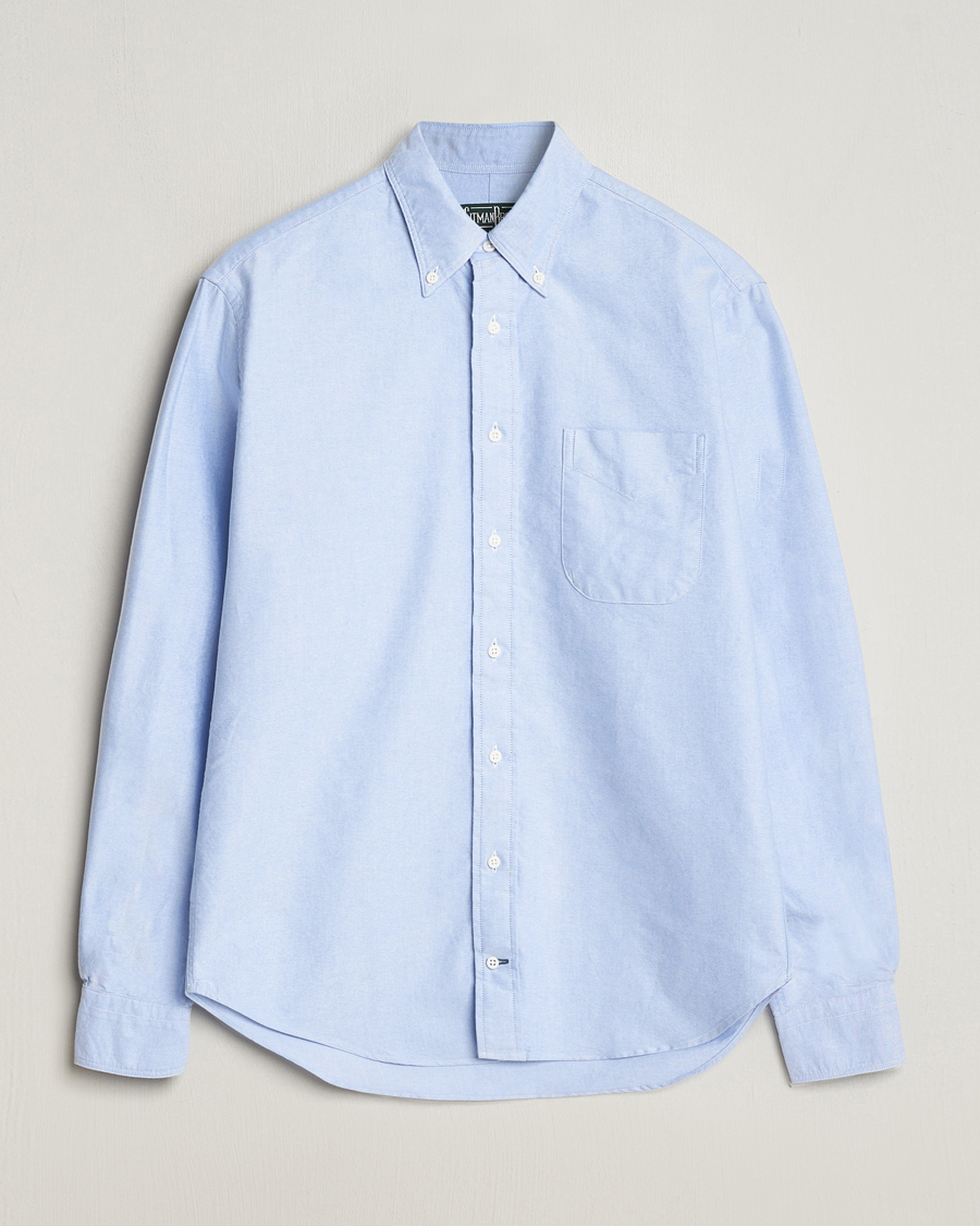 Homme | Chemises | Gitman Vintage | Button Down Oxford Shirt Light Blue