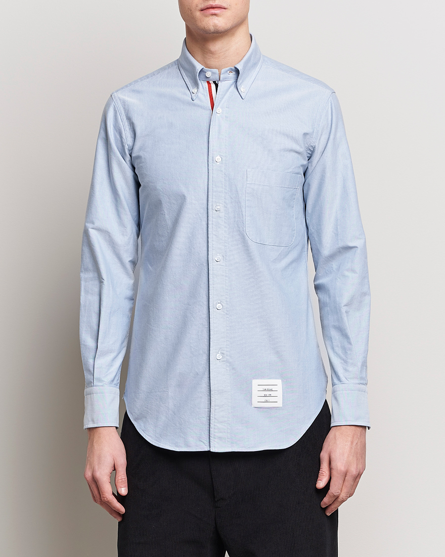 Homme | Sections | Thom Browne | Placket Oxford Shirt Light Blue