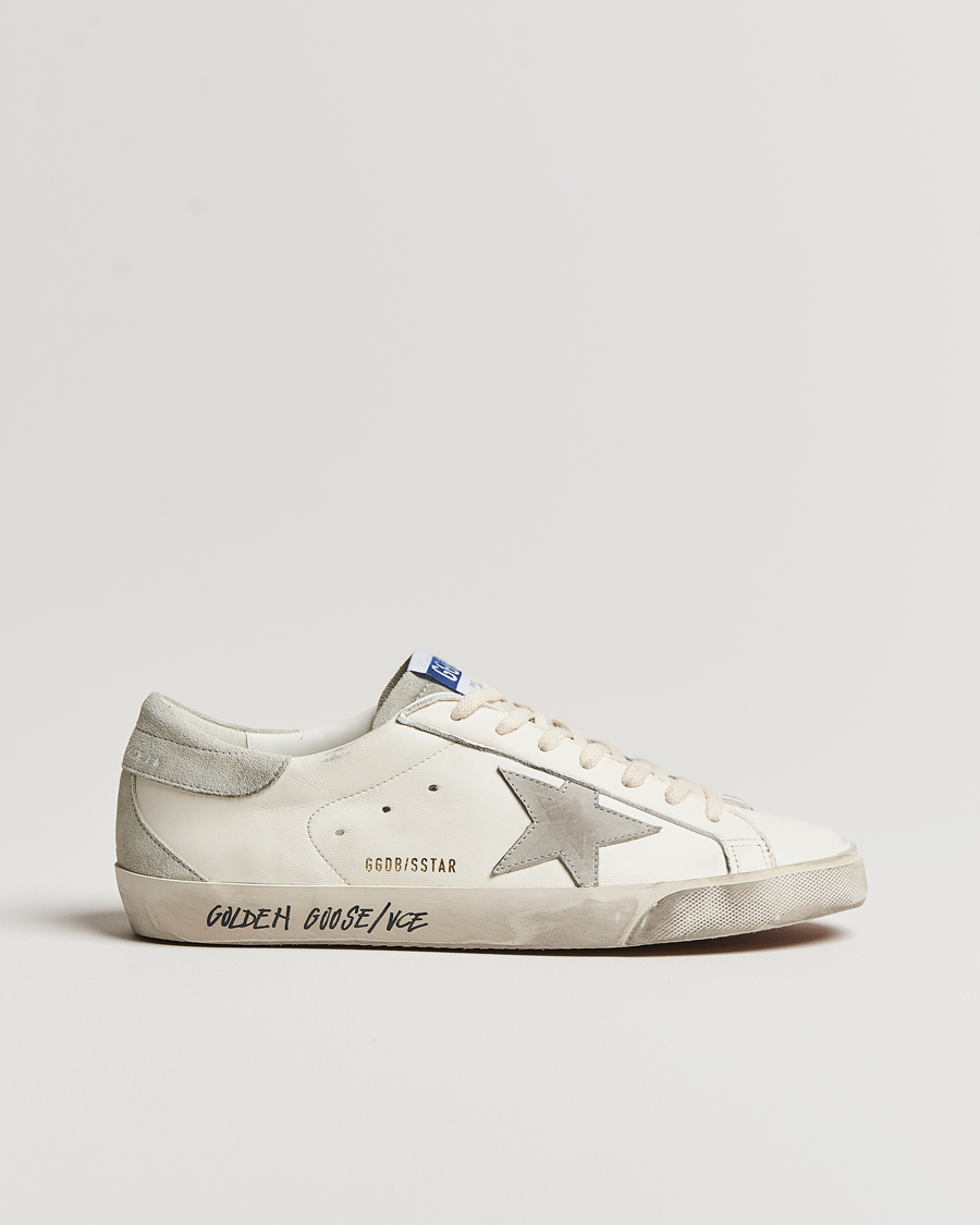 Homme | Golden Goose Deluxe Brand Super-Star Sneaker White/Ice | Golden Goose | Deluxe Brand Super-Star Sneaker White/Ice