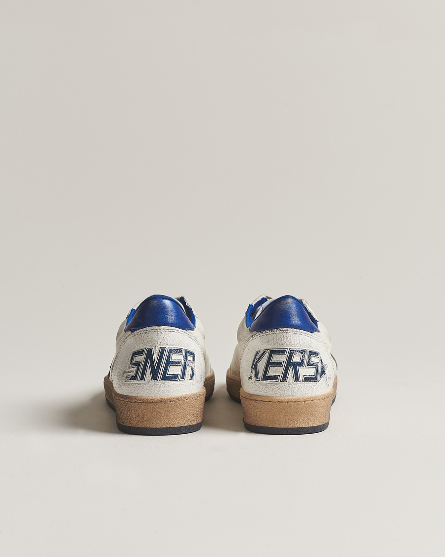 Homme | Golden Goose Ball Star Sneakers White/Blue | Golden Goose | Ball Star Sneakers White/Blue