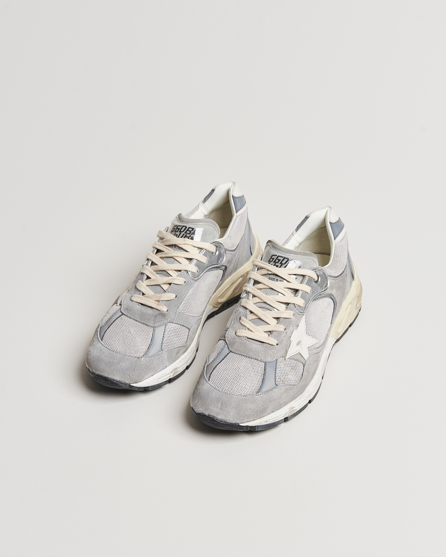 Homme | Sections | Golden Goose | Deluxe Brand Running Dad Sneakers Grey Suede