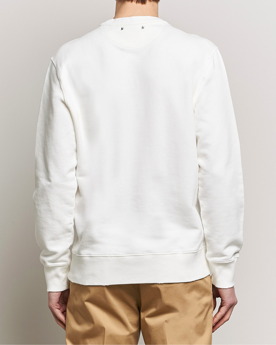 Homme | Pulls Et Tricots | Golden Goose | Deluxe Brand Distressed Jersey Sweatshirt Vintage White