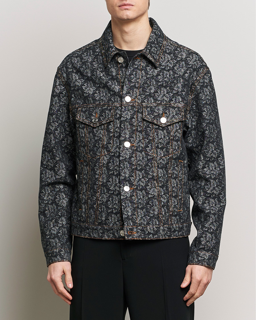 Homme | Vêtements | Etro | Jacquard Denim Jacket Dark Blue