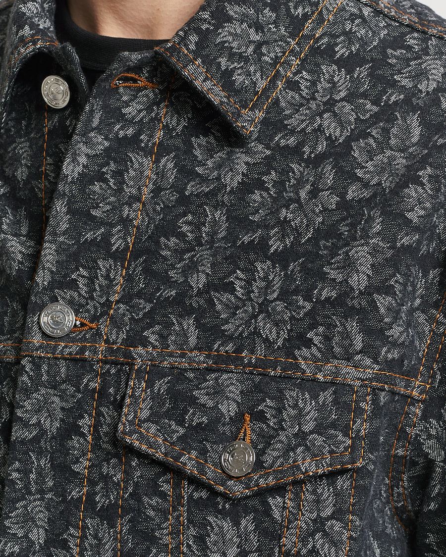 Homme | Manteaux Et Vestes | Etro | Jacquard Denim Jacket Dark Blue