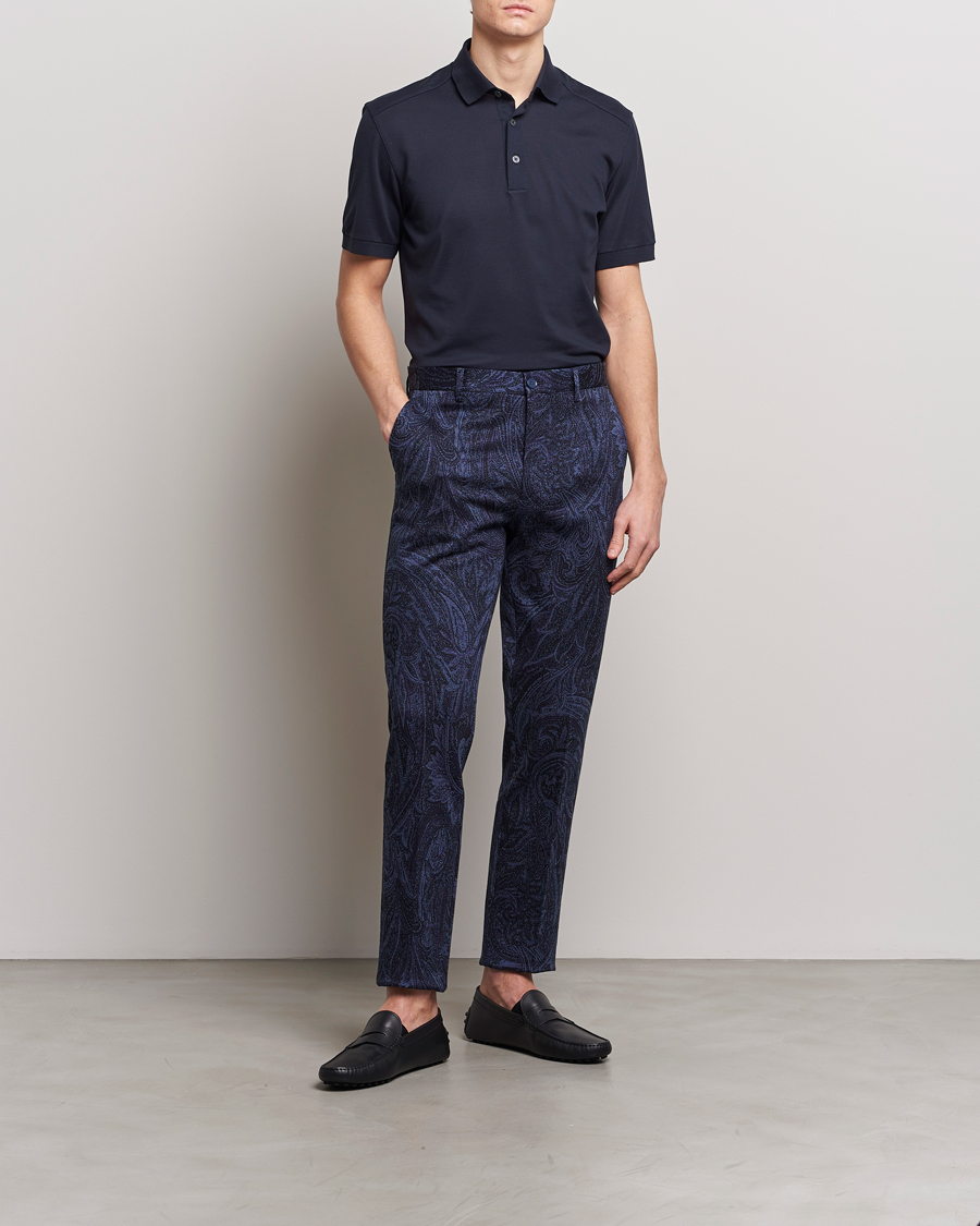 Homme | Pantalons | Etro | Tonal Paisley Trousers Navy