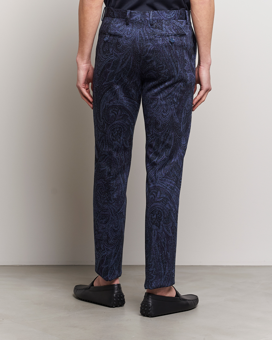 Homme | Pantalons | Etro | Tonal Paisley Trousers Navy