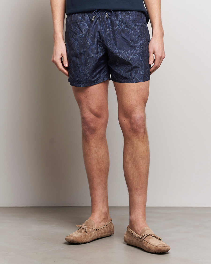Homme | Vêtements | Etro | Tonal Paisley Swim Shorts Blue