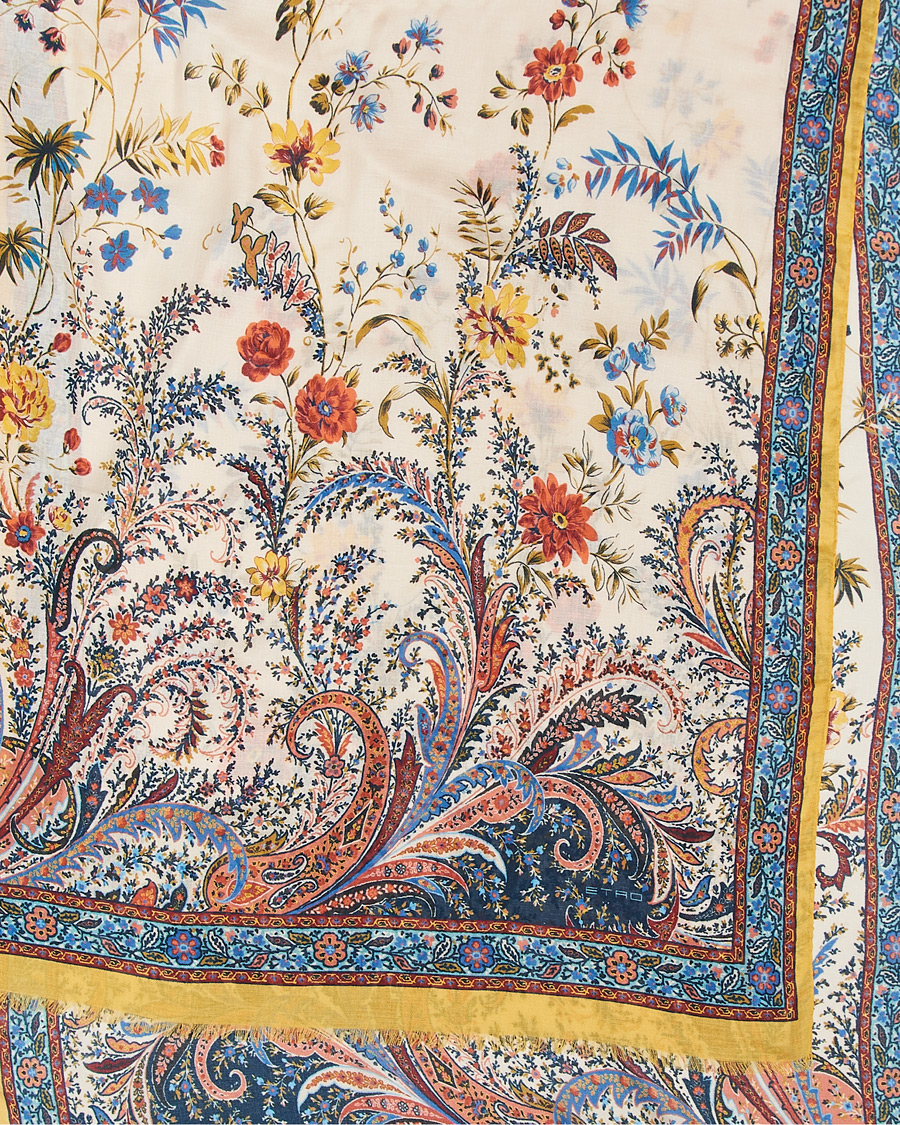 Homme | Etro Modal/Cashmere Printed Scarf Yellow | Etro | Modal/Cashmere Printed Scarf Yellow