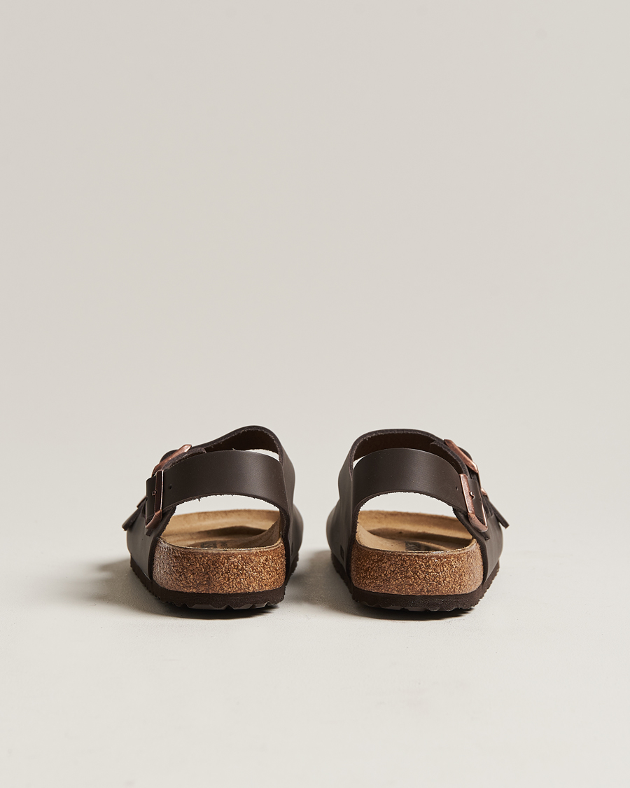 Homme | Sandales Et Mules | BIRKENSTOCK | Milano Classic Footbed Dark Brown Leather