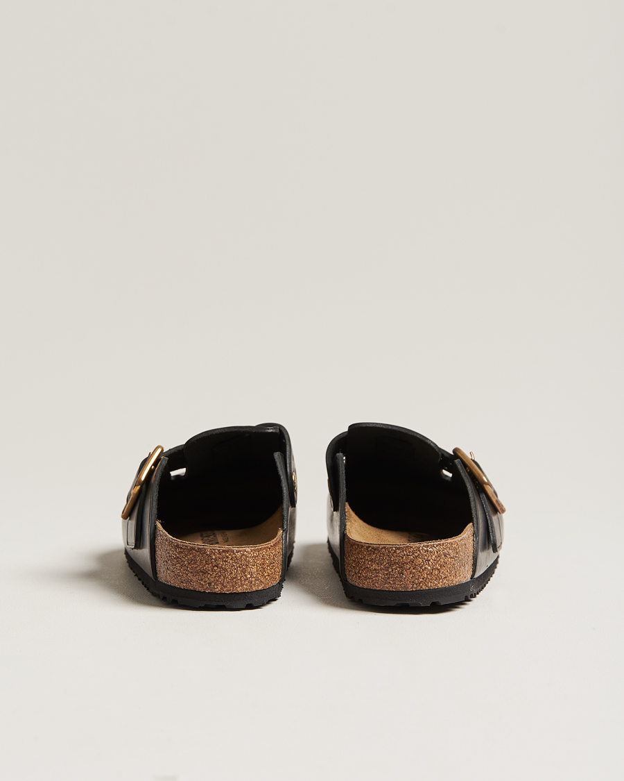 Homme | BIRKENSTOCK Boston Bold Black Leather | BIRKENSTOCK | Boston Bold Black Leather