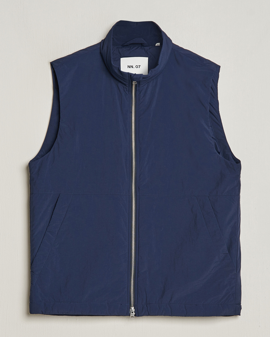Homme | Manteaux Et Vestes | NN07 | Zack Recycled Vest Navy Blue