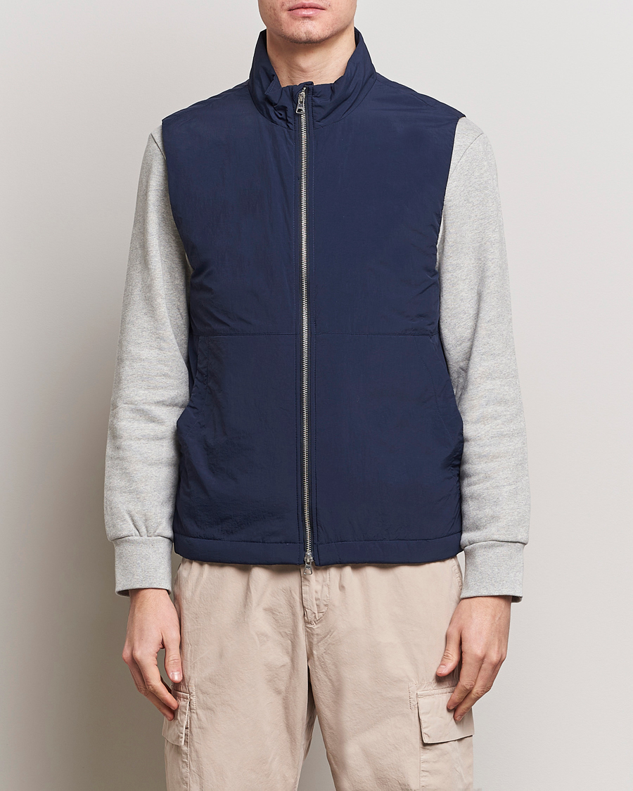 Homme | Manteaux Et Vestes | NN07 | Zack Recycled Vest Navy Blue