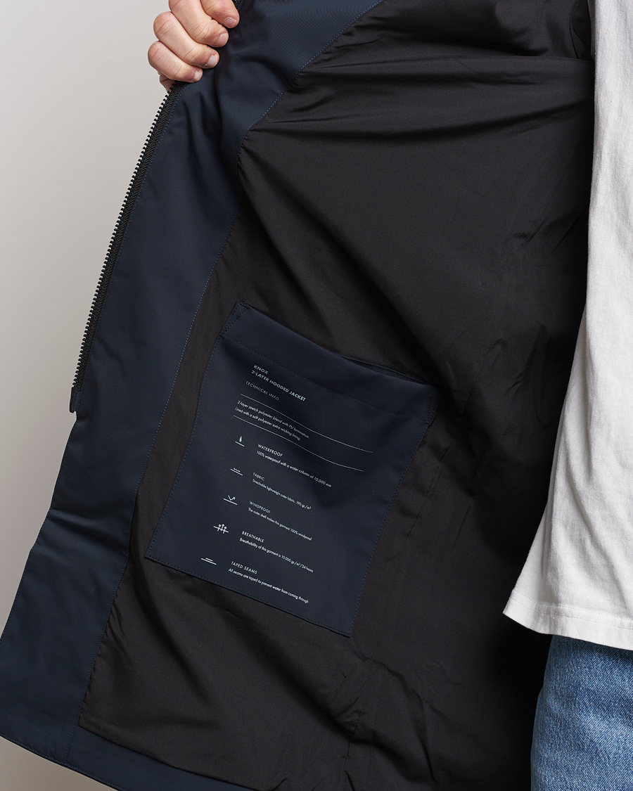 Homme | Manteaux Et Vestes | NN07 | Knox Hooded Coat Navy Blue