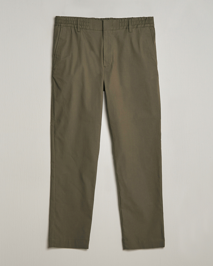 Homme | Pantalons | NN07 | Billie Drawstring Pants Capers Green