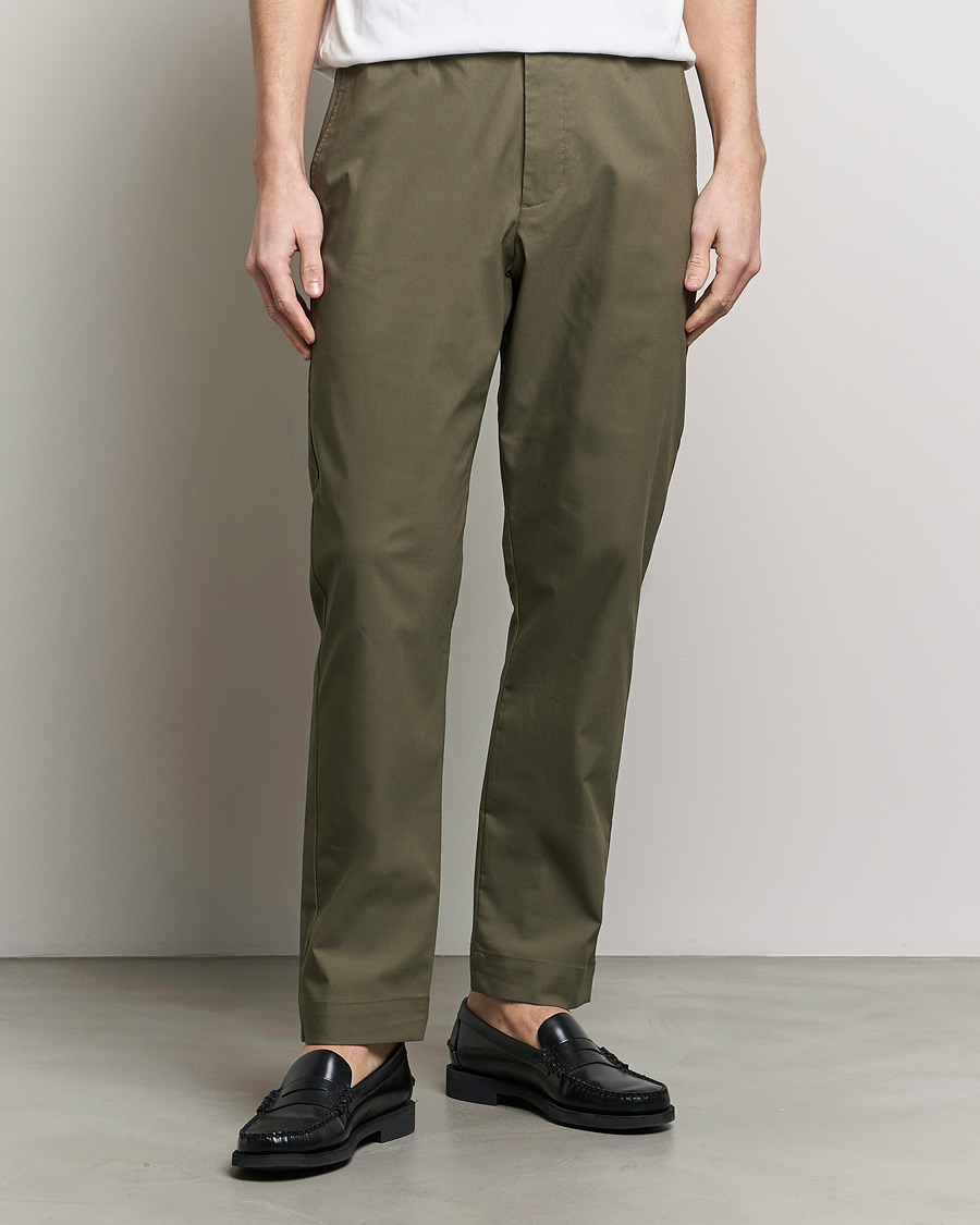 Homme | Sections | NN07 | Billie Drawstring Pants Capers Green
