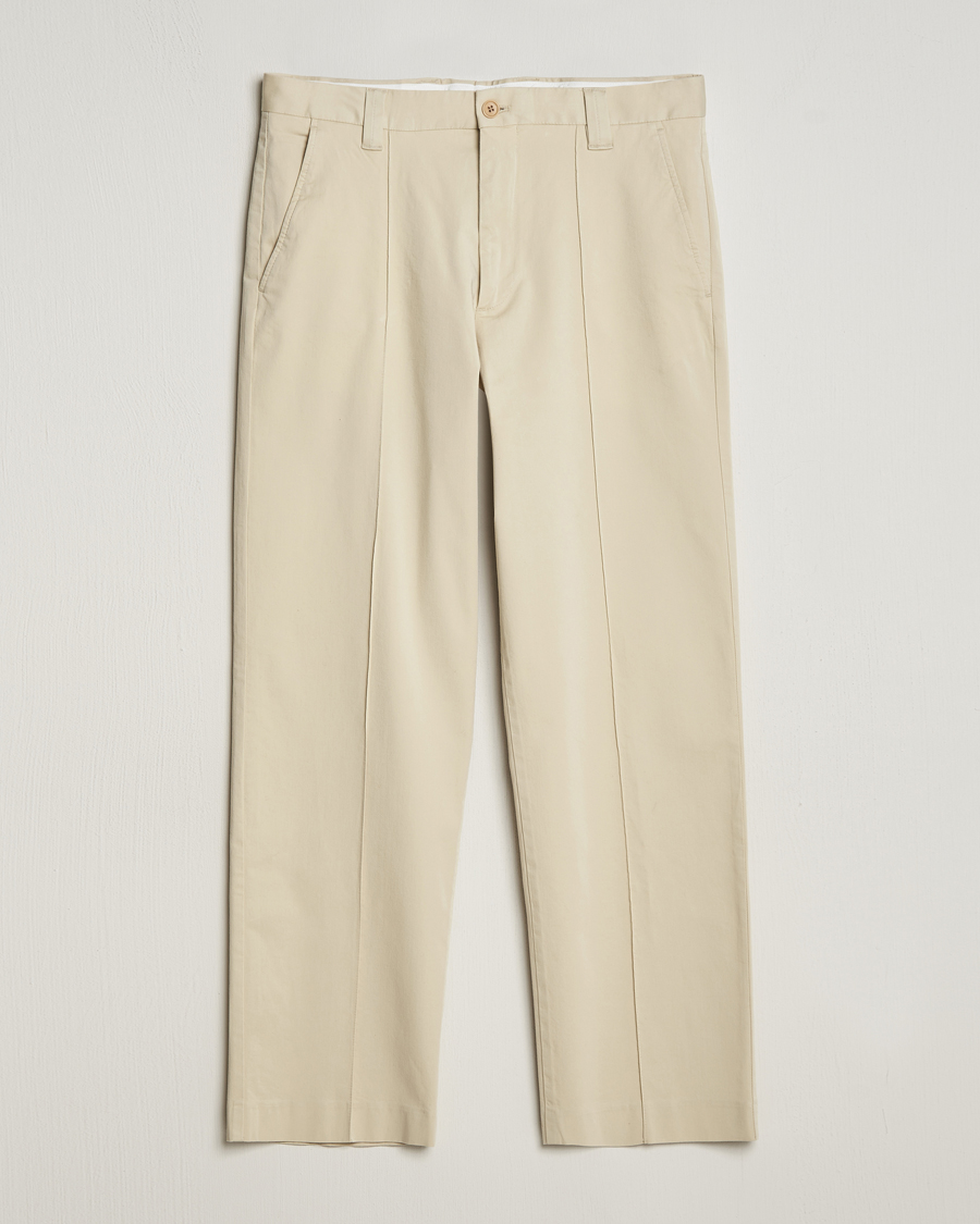 Homme | Pantalons | NN07 | Tauber Pleated Trousers Ecru