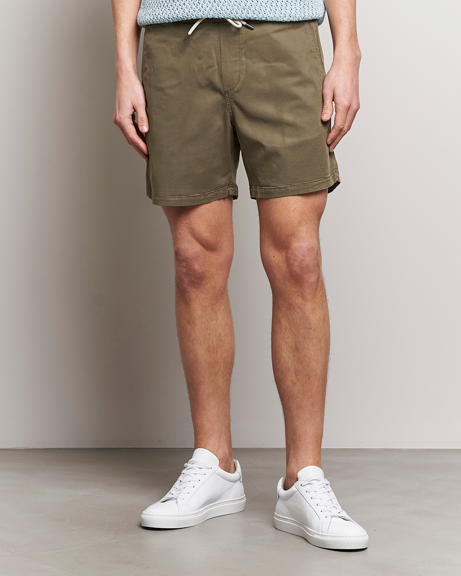 Homme | Shorts À Cordon De Serrage | NN07 | Gregor Tencel Drawstring Shorts Clay