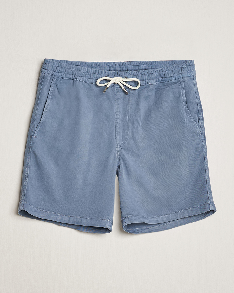 Homme | Shorts | NN07 | Gregor Tencel Drawstring Shorts Swedish Blue