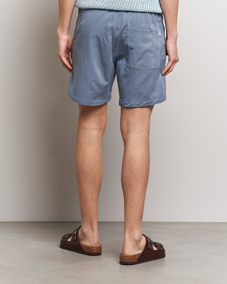 Homme | Shorts | NN07 | Gregor Tencel Drawstring Shorts Swedish Blue