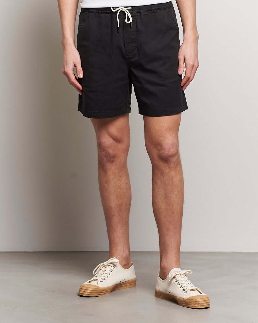 Homme | Shorts | NN07 | Gregor Tencel Drawstring Shorts Black