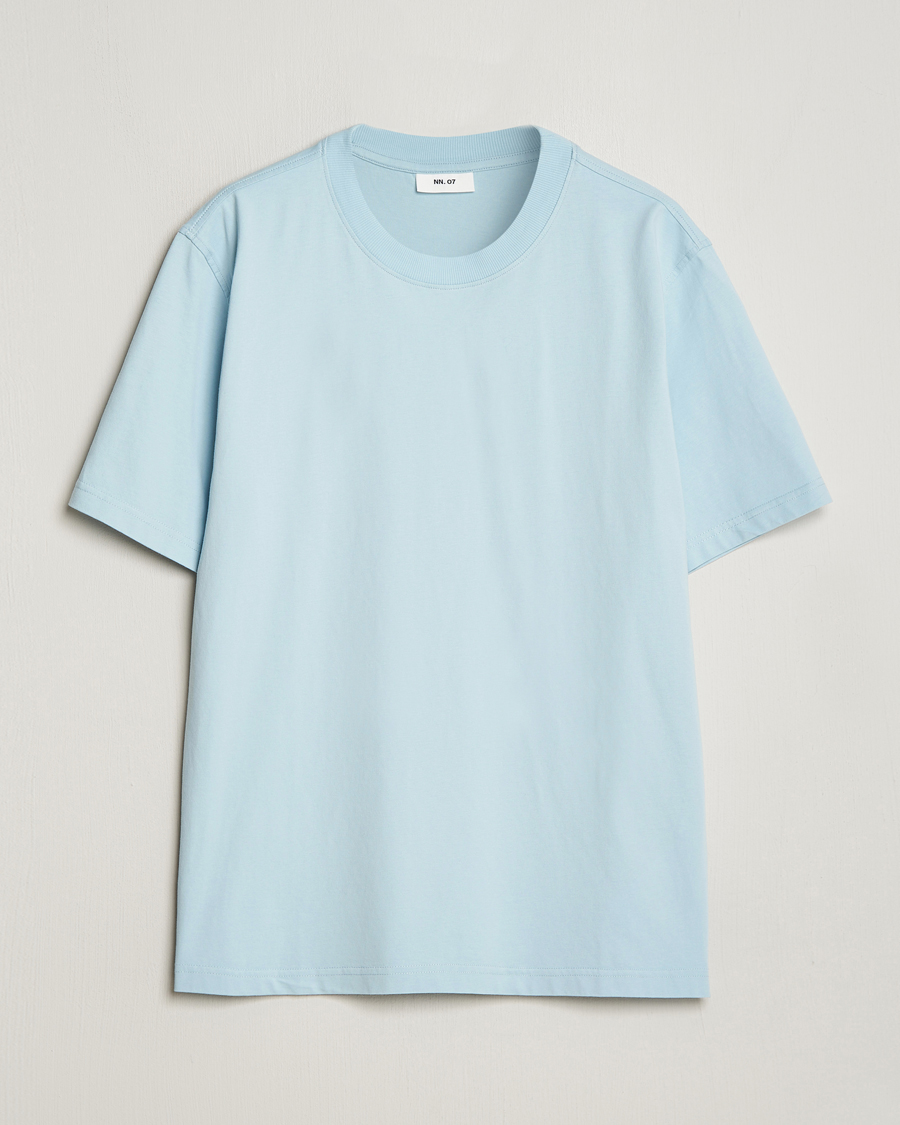 Homme | T-shirts | NN07 | Adam Pima Crew Neck T-Shirt Winter Sky