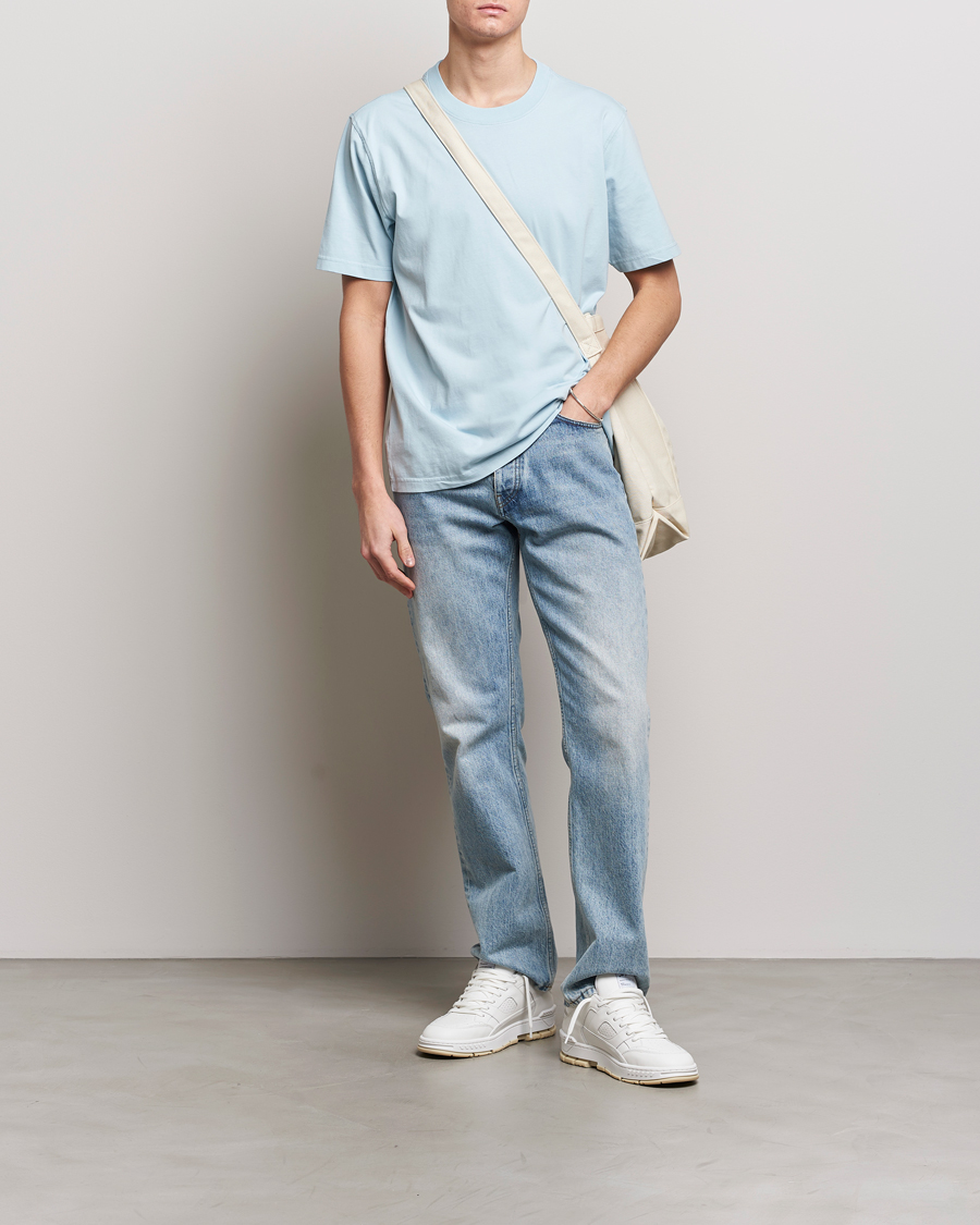 Homme | T-shirts | NN07 | Adam Pima Crew Neck T-Shirt Winter Sky