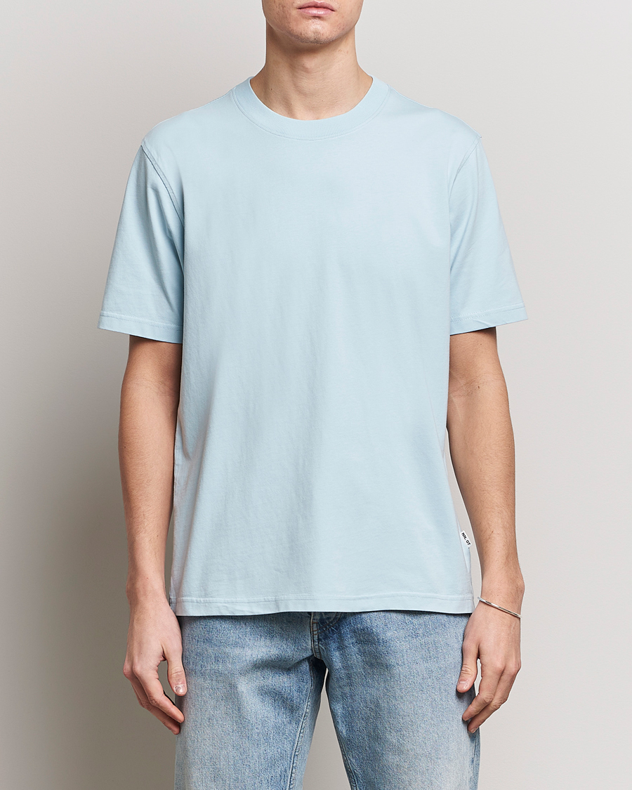 Homme | T-shirts | NN07 | Adam Pima Crew Neck T-Shirt Winter Sky