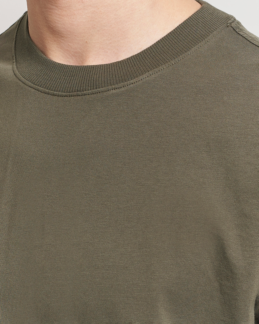 Homme | T-shirts | NN07 | Adam Pima Crew Neck T-Shirt Capers Green