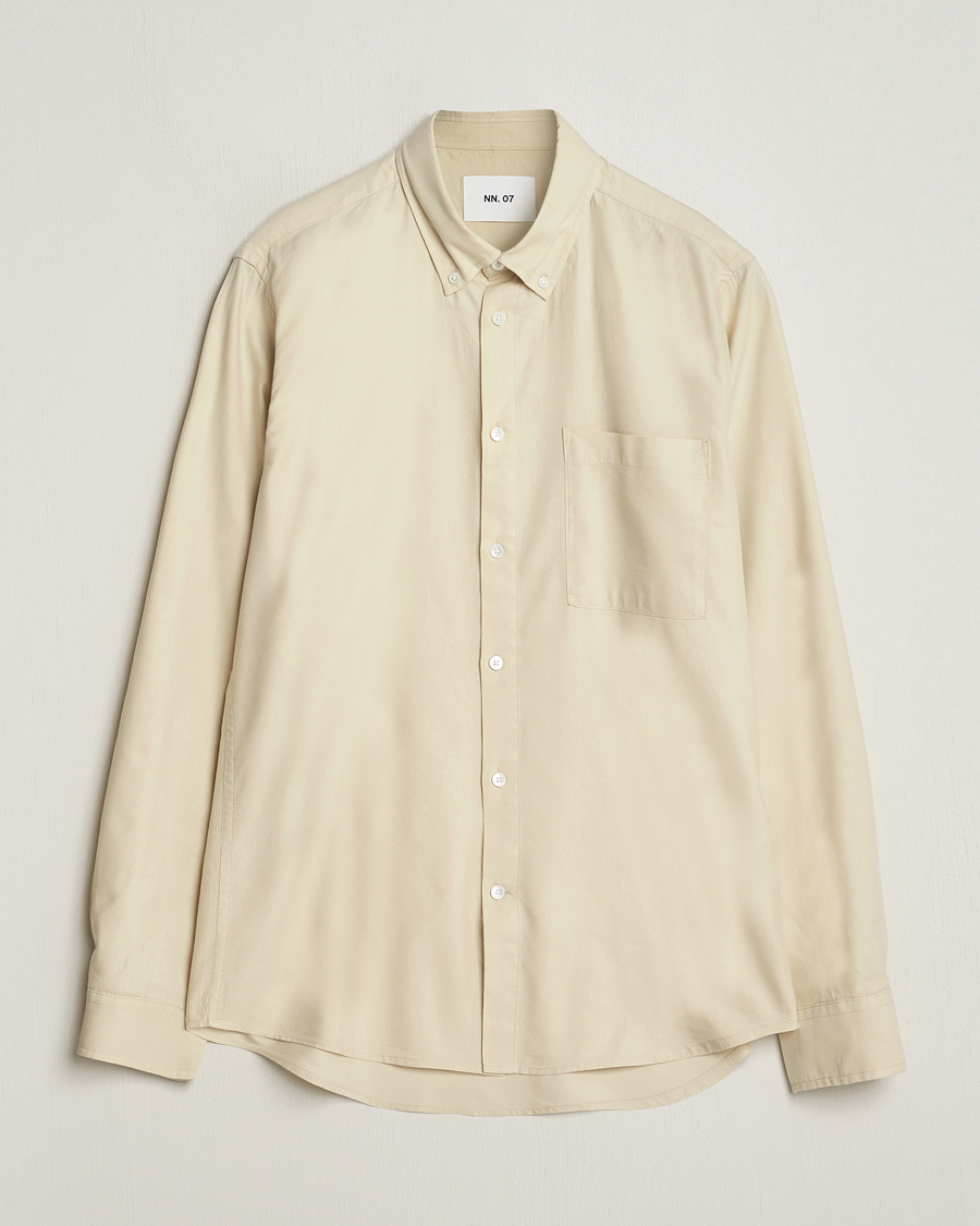 Homme | Chemises | NN07 | Arne Tencel Shirt Ecru