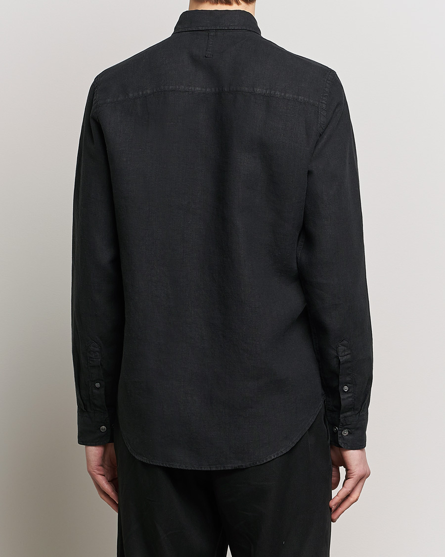 Homme | Chemises | NN07 | Arne Linen Shirt Black