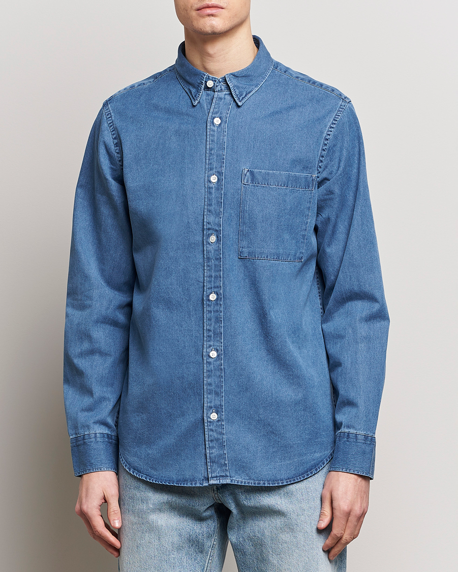 Homme | Chemises | NN07 | Cohen Denim Shirt Light Indigo