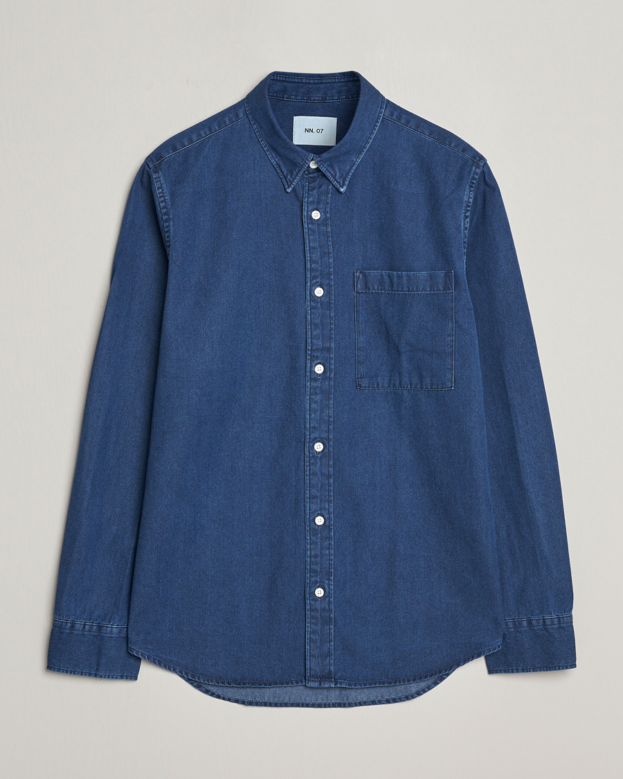 Homme | Chemises | NN07 | Cohen Denim Shirt Blue